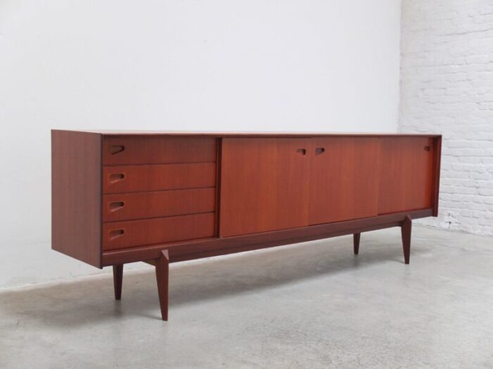 large teak sideboard by oswald vermaercke for v form 1960s 4264