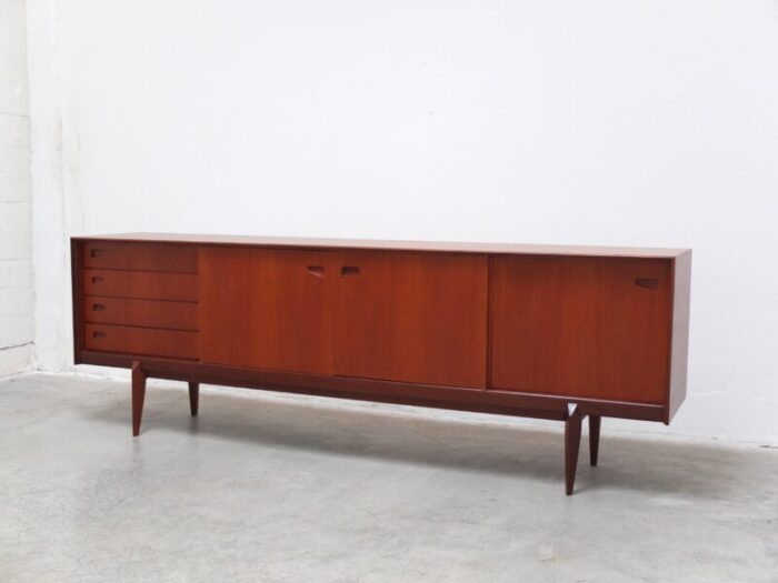 large teak sideboard by oswald vermaercke for v form 1960s 5046