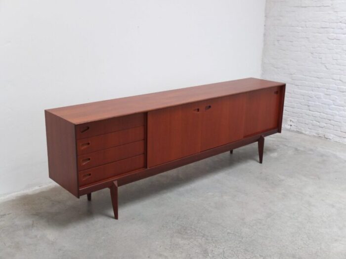 large teak sideboard by oswald vermaercke for v form 1960s 6602