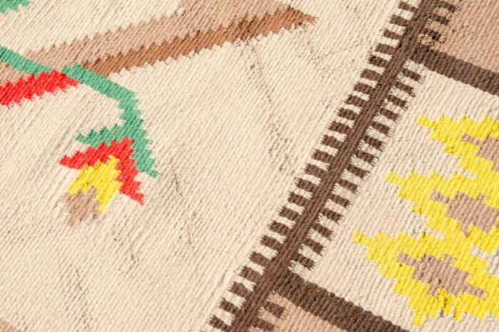 large vintage modern kilim rug 1970s 10