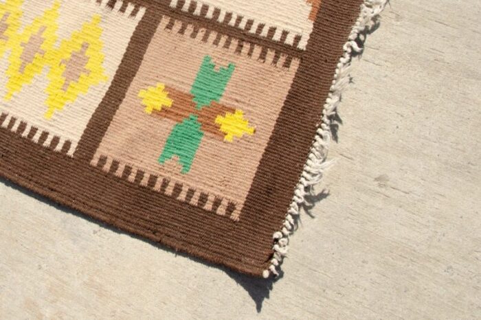 large vintage modern kilim rug 1970s 15