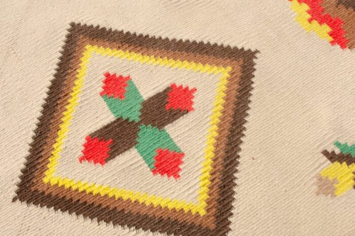 large vintage modern kilim rug 1970s 9