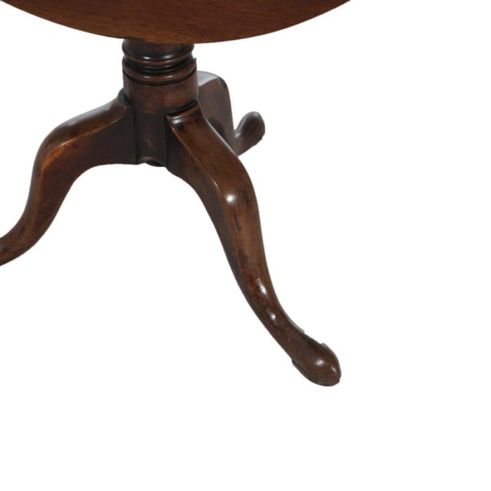 late 18th century antique queen anne walnut tilt top table c1770 8782