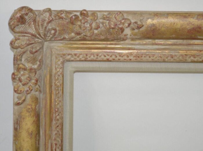 late 20th century louis xiv style carved and gilt painting frame house of heydenryk 2313