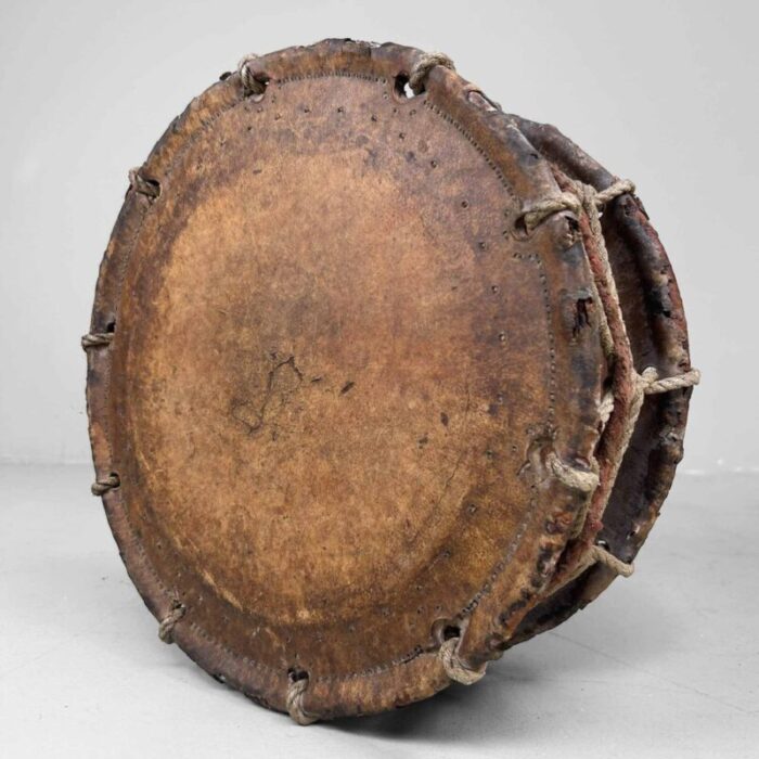 late edo period shimedaiko japanese barrel drum 2