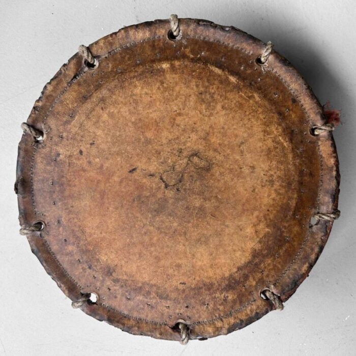 late edo period shimedaiko japanese barrel drum 6