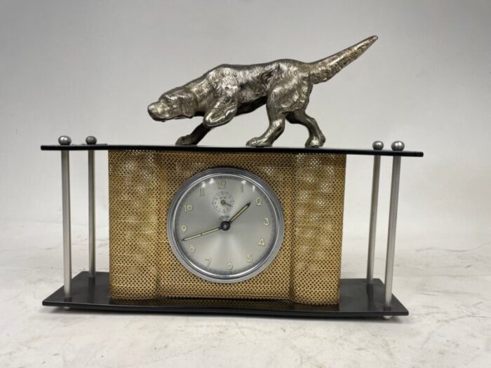 liberty clock with hound 1930s 2