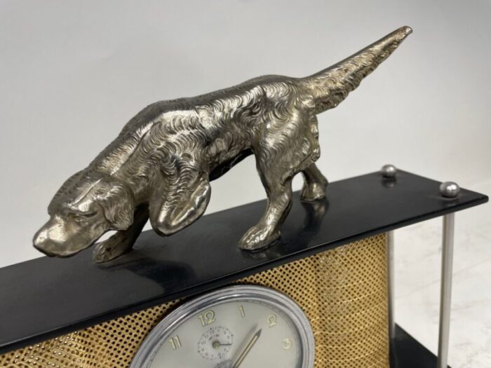 liberty clock with hound 1930s 3