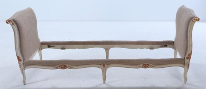 louis xv style painted and gilt daybed c 1950 7287