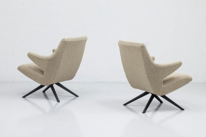 lounge chairs by bengt ruda for nordiska kompaniet 1950s set of 2 0051