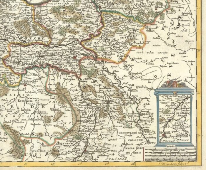 map of the netherlands with a fine maritime cartouche by enzo mari 6