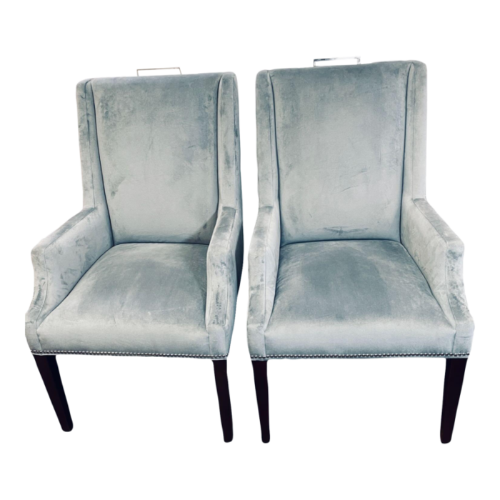 michael weiss for vanguard host chairs everhart a pair 8383