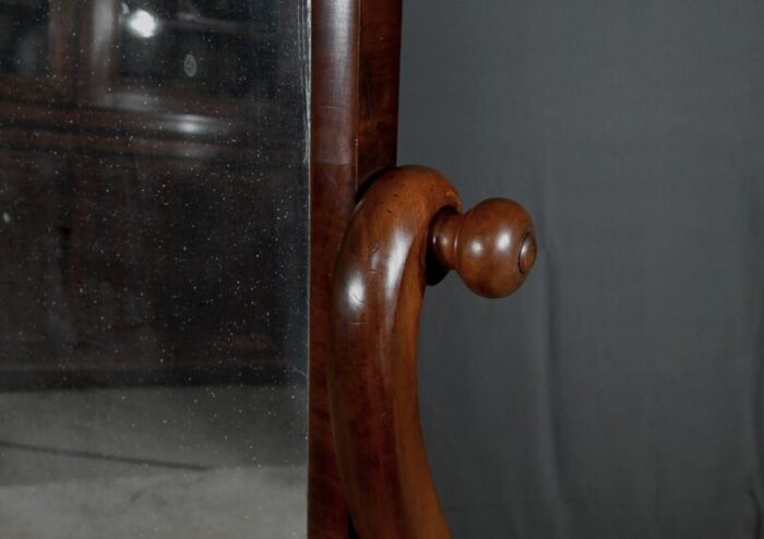 mid 19th century victorian period mahogany psyche england 7