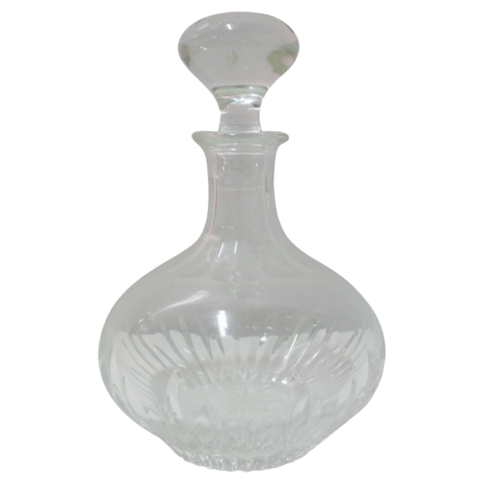 mid century french crystal carafe 1960s 1852