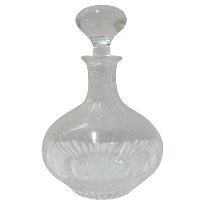 mid century french crystal carafe 1960s 6433