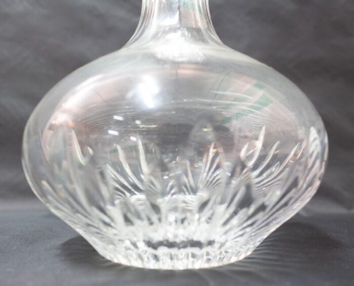 mid century french crystal carafe 1960s 8319