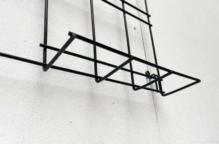 mid century german minimalist string coat rack 1960s 6