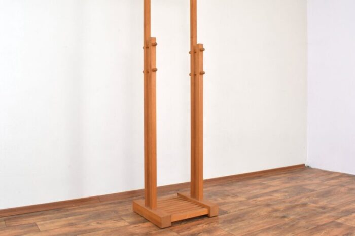 mid century german standing coat rack 1970s 4