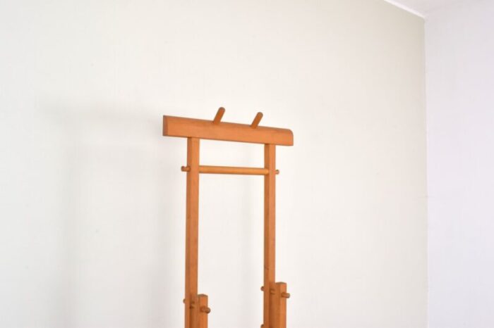 mid century german standing coat rack 1970s 6