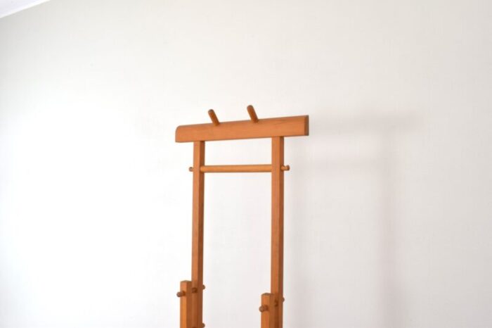 mid century german standing coat rack 1970s 7