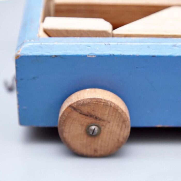 mid century modern wooden car toy by ko verzuu for ado netherlands 1950s 5