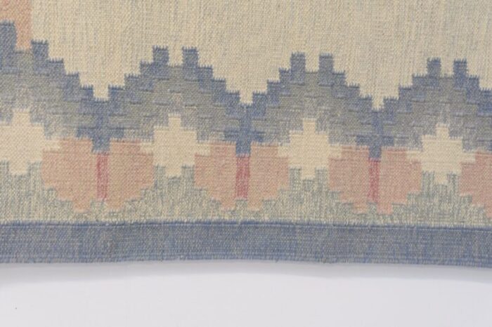 mid century swedish kilim rug 1960s 3 1