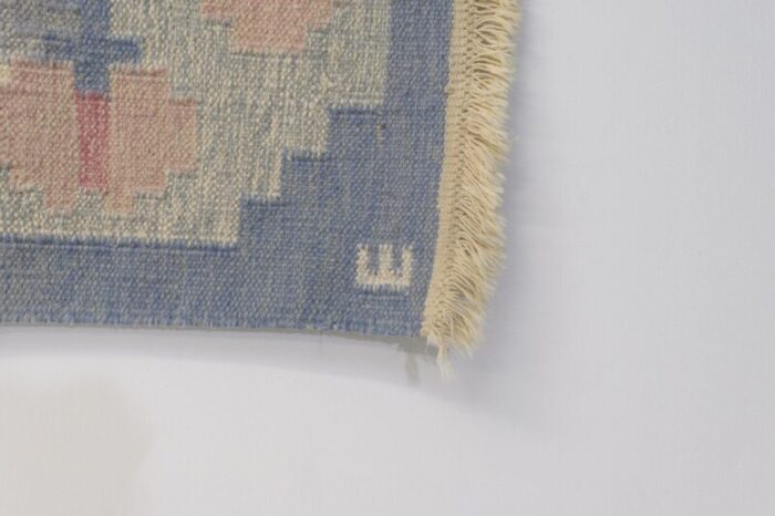 mid century swedish kilim rug 1960s 5 1