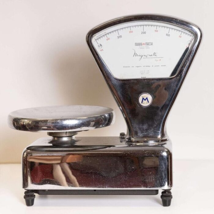 mignonette shop scale from italiana macchi italy 1950s 3445