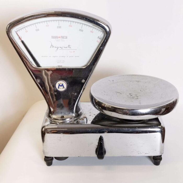 mignonette shop scale from italiana macchi italy 1950s 7716