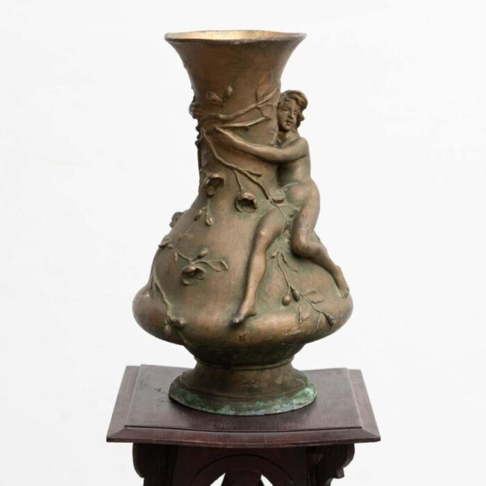 modern bronze vase by noel r 1930 15