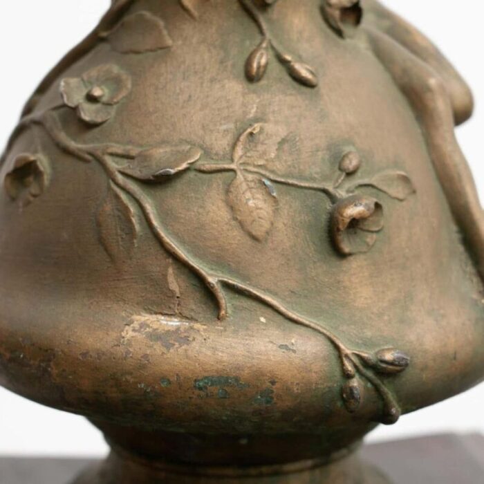 modern bronze vase by noel r 1930 17