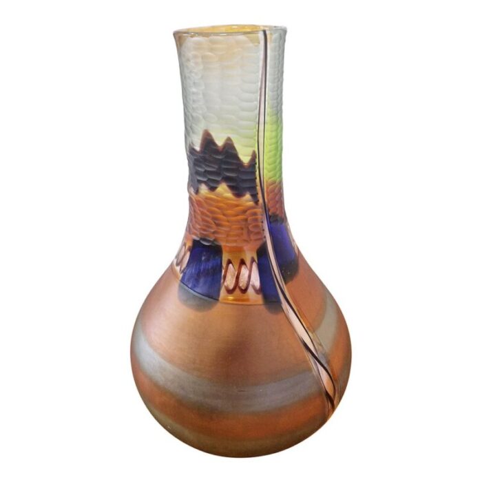 murano glass vase 1980s 1