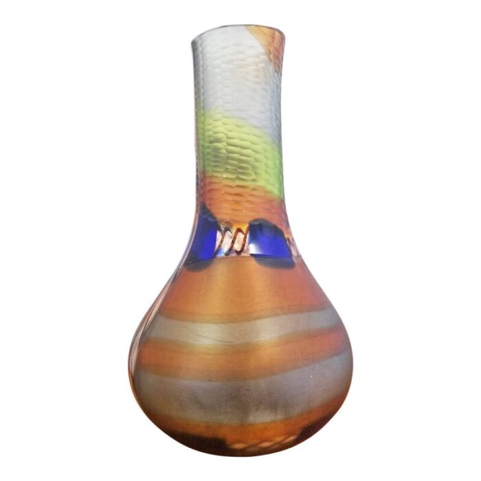 murano glass vase 1980s 4