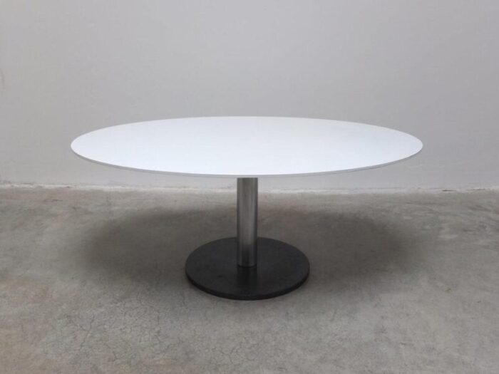 oval pedestal dining table by alfred hendrickx for belform 1960s 4646