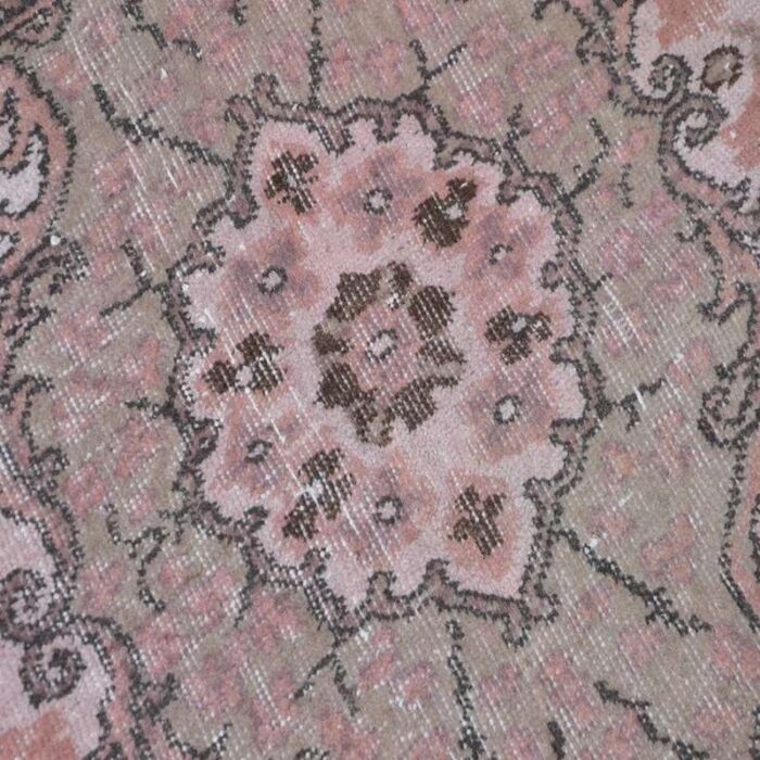 overdyed light pink rug 1960 7