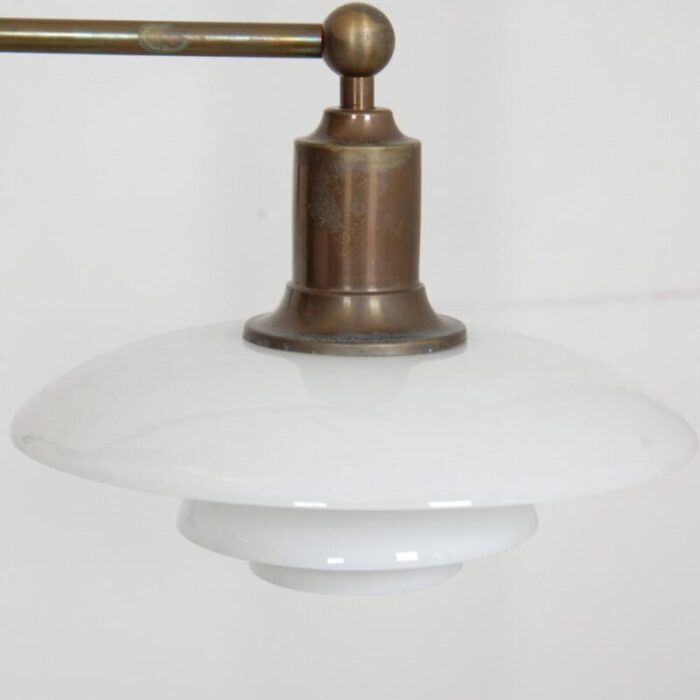 ph 21 ceiling light in browned brass by poul henningsen 3924