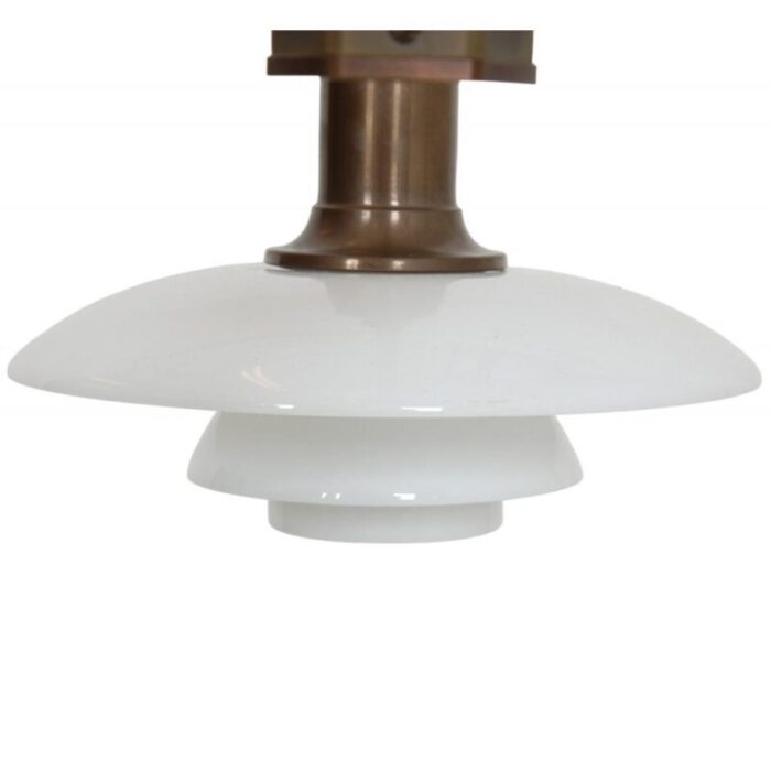 ph 21 ceiling light in browned brass by poul henningsen 5370