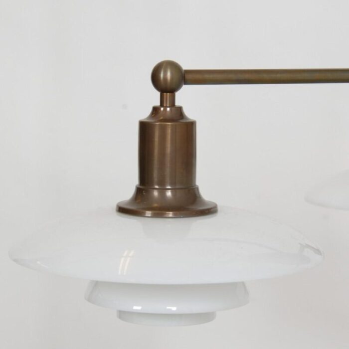 ph 21 ceiling light in browned brass by poul henningsen 7330