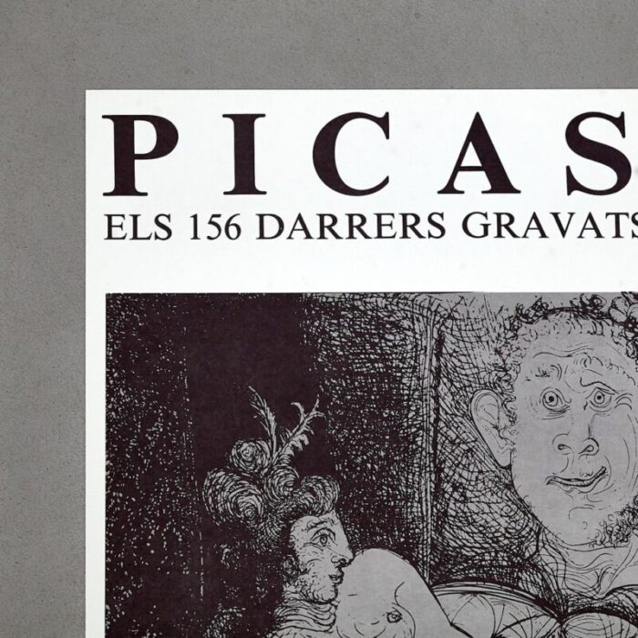 picasso poster of the exhibition gaspar room 1978 5