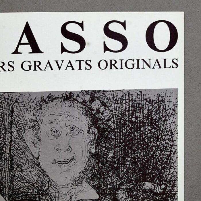 picasso poster of the exhibition gaspar room 1978 6