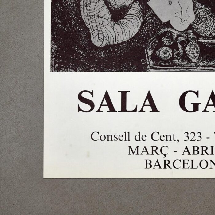 picasso poster of the exhibition gaspar room 1978 7