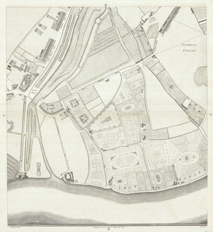 pimlico and belgravia from an important large scale survey of london 1