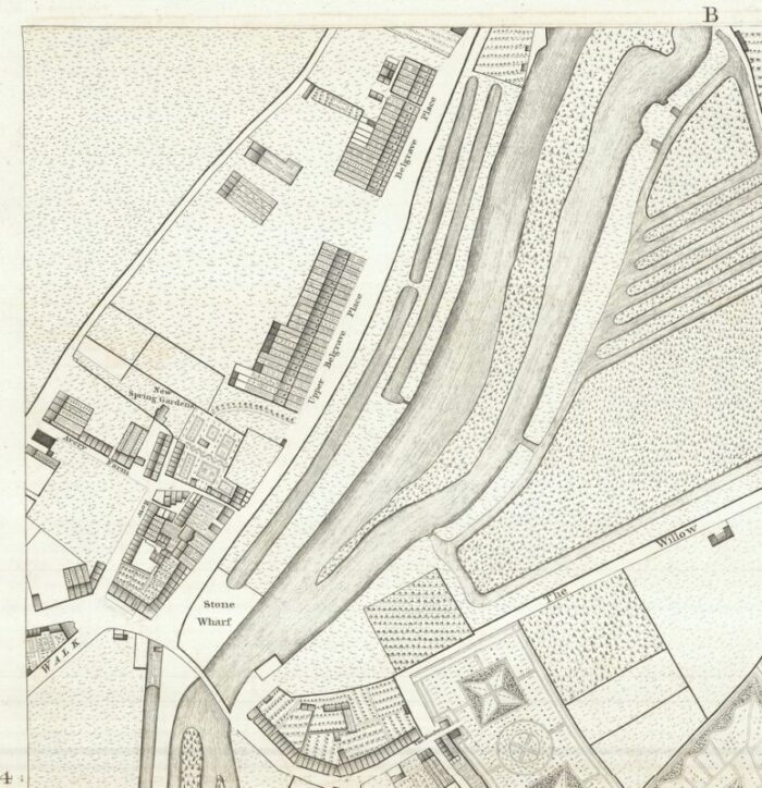 pimlico and belgravia from an important large scale survey of london 3