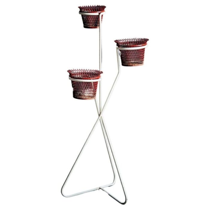 plant stand attributed to mathieu mategot france 1950s 1