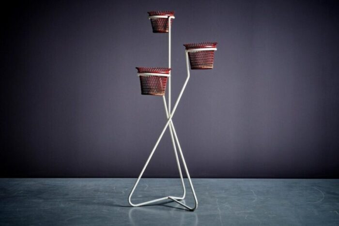 plant stand attributed to mathieu mategot france 1950s 7