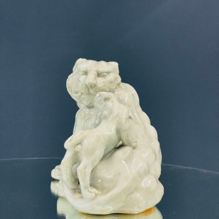 porcelain lion sculpture 1800s 12