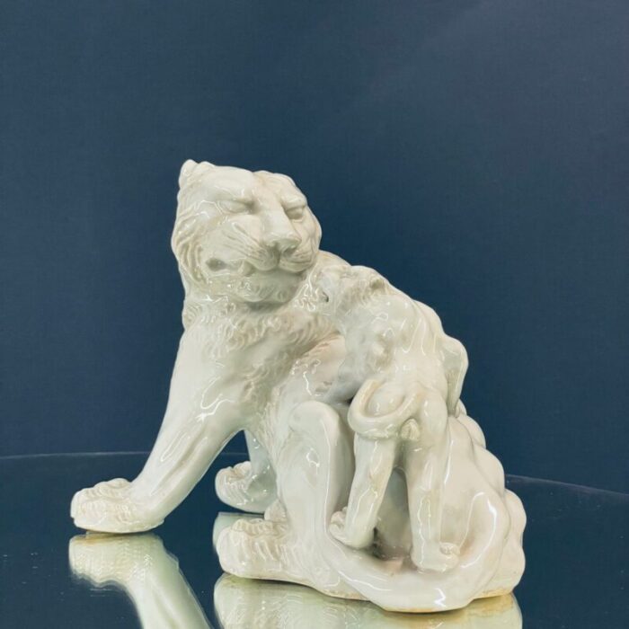 porcelain lion sculpture 1800s 13