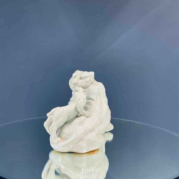 porcelain lion sculpture 1800s 8