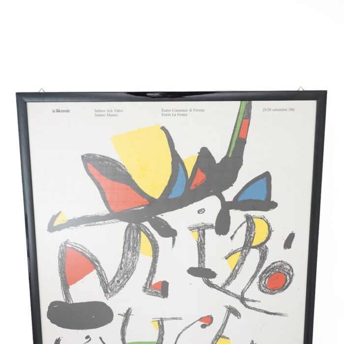 poster the light bird by joan miro for the venice biennale 1981 4