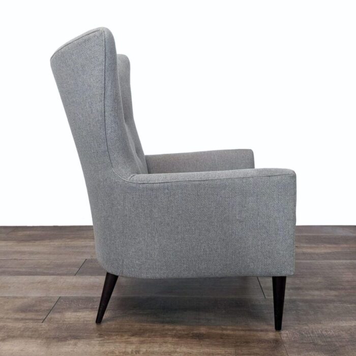 room and board modern louis wingback lounge chair 0796